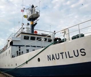 Nautilus in port in Galveston