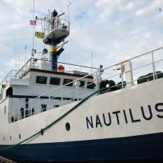 Nautilus in port in Galveston