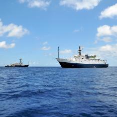 Nautilus and Endeavor working in tandem on the ECOGIG project. 