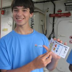 Water quality testing on Nautilus