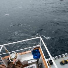 Nautilus Captain Approaches Sailboat