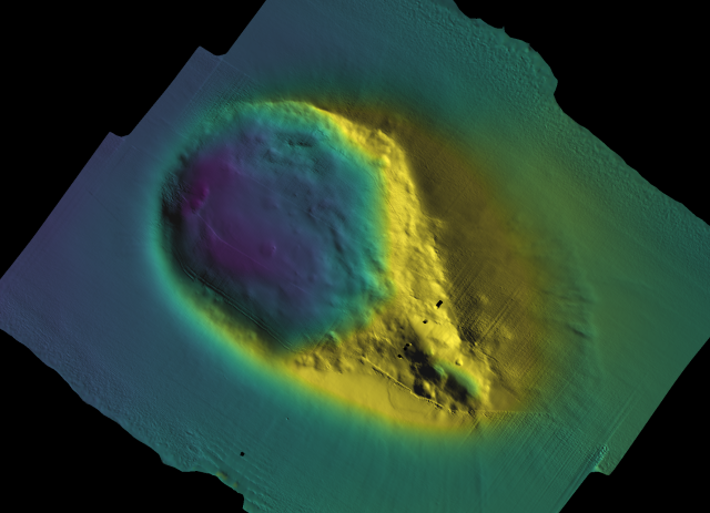 Norbit sonar high resolution model downward facing view