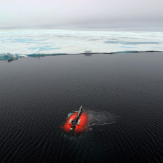 NUI underwater near sea ice