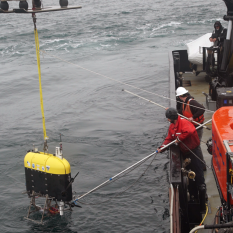 Mesobot recovered back onto deck