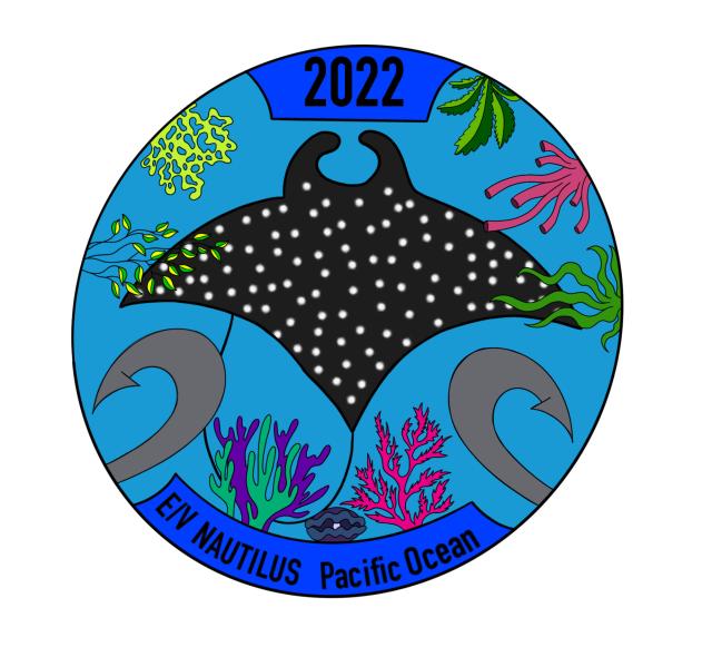 2022 Patch winner: manta ray with corals and sea hooks