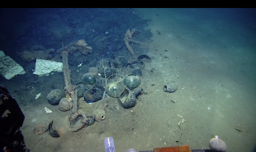 Monterrey B shipwreck first glimpse