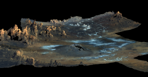 The 3D model of the top of Vailulu'u Seamount created by imagery collected by ROV surveys conducted from E/V Nautilus in 2019. 