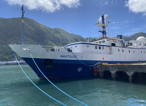 E/V Nautilus in port in Pago Pago, American Samoa