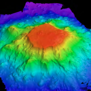 Thousands of seamounts rise from the seafloor of the Central and Western Pacific whose distribution and origins are very complex and poorly understood. 